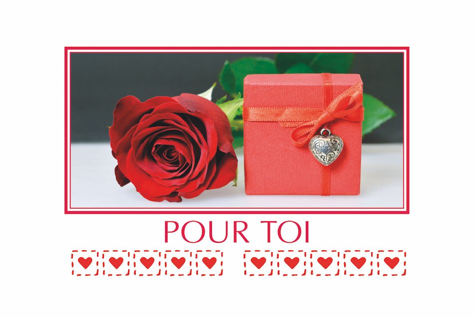 CARTE " POUR TOI" SACHETx15pièces_9301